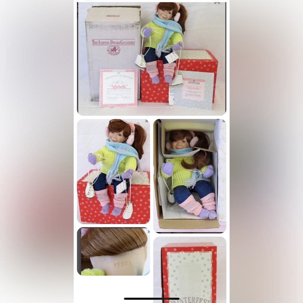 Ashton Drake Galleries - Stewart Sherwood's Winterfest Collection - Michelle